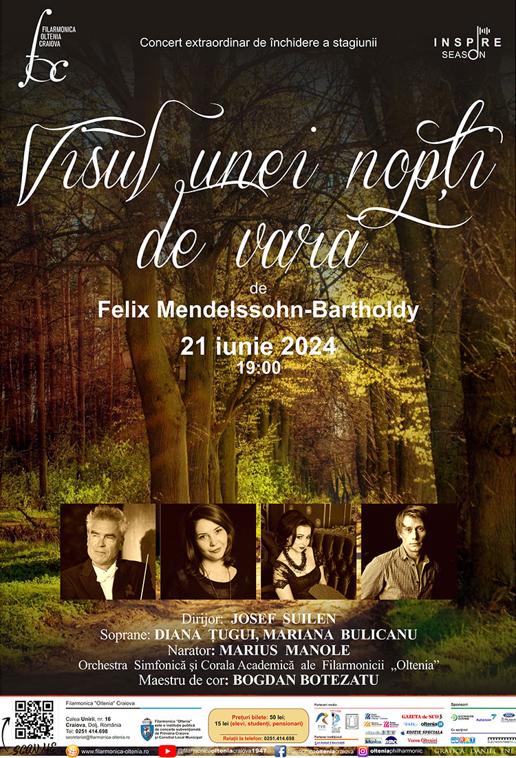 Inspire Season - DIRIJOR:  JOSEF  SUILEN; DIANA  ȚUGUI, MARIANA  BULICANU (soprane)