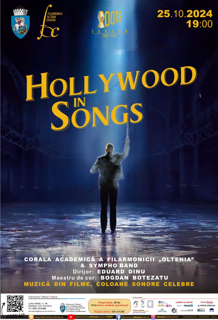 Roots Season: Hollywood in Songs - Muzică din filme, coloane sonore celebre
