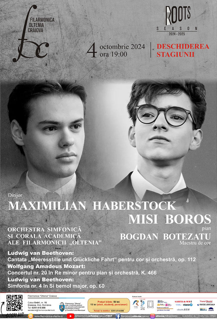 Roots Season: DIRIJOR: MAXIMILIAN HABERSTOCK, SOLIST: MISI BOROS
