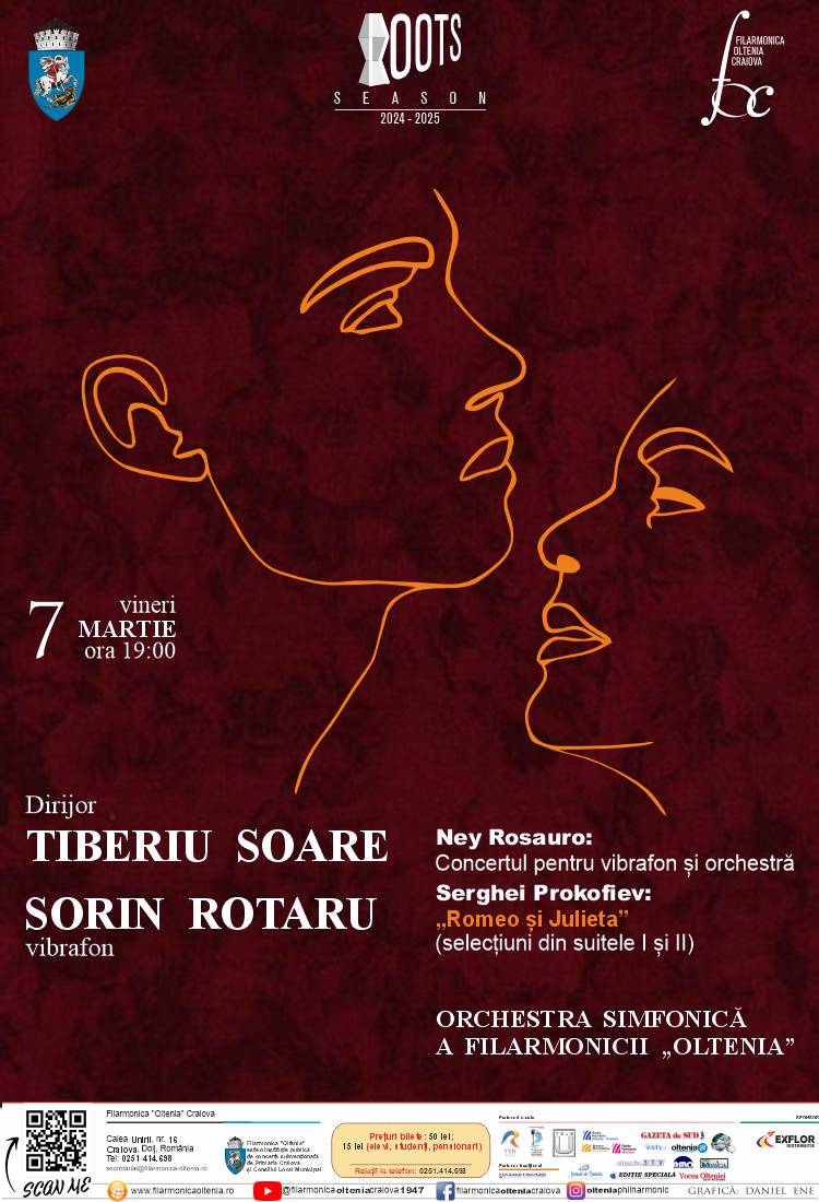 Roots Season: DIRIJOR: TIBERIU  SOARE, SOLIST: SORIN  ROTARU