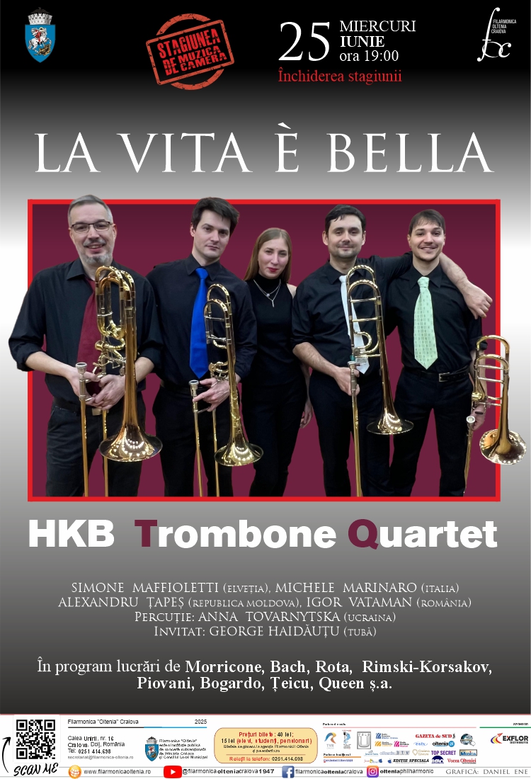 HKB  Trombone Quartet: La vita &egrave; bella