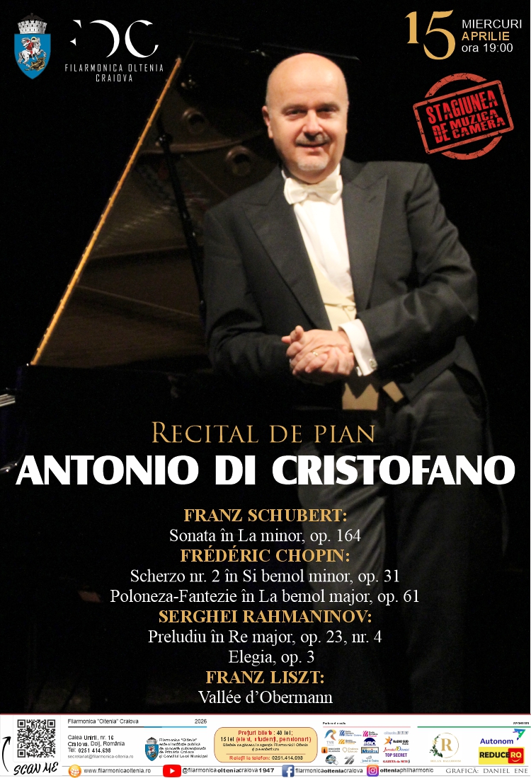 Recital de pian: ANTONIO DI CRISTOFANO
